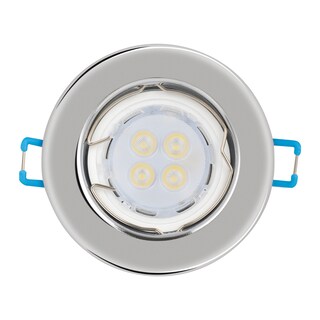 Foto 7 | Foto 7 | Estevez Luminario Empotrable Basic Ø80 Mm Color Níquel – Base Gx5.3 / Mr16