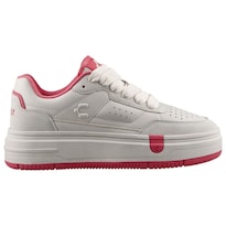 Tenis Dama Charly 1043158 Beige/rojo Original Urbano Sport Casual Talla 22 A 27 E