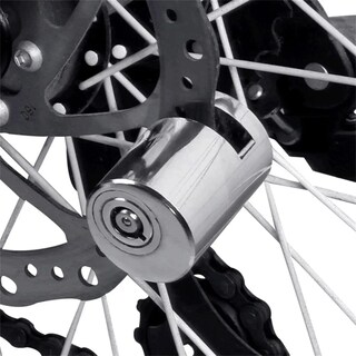 Foto 4 | Foto 4 | ''2pz Bloqueo Freno Disco Moto Candado Impermeable Con 2 Llave Plata ''