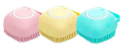 Foto 1 | Foto 1 | Xtellar Juego De 3 Cepillos De Silicona Con Dispensador De Jabón Para Baño Spa De Mascotas