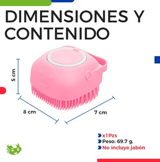 Foto 4 | Foto 4 | Cepillo Masajeador Xtellar Premium De Silicona Con Distribuidor Integrado Para Shampoo - Excelente Para Baño Spa De Perros
