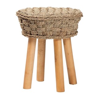 Foto 1 | Foto 1 | Taburete Bali & Pari Denver Moderno Bohemio De Madera De Pastos Marinos - Venta Internacional.