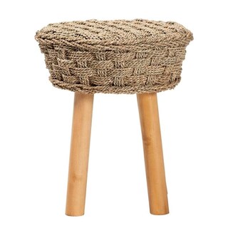 Foto 2 | Foto 2 | Taburete Bali & Pari Denver Moderno Bohemio De Madera De Pastos Marinos - Venta Internacional.