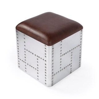 Foto 7 | Foto 7 | Taburete Butler Specialty Midway De Piel De Aviador Y Aluminio - Venta Internacional.