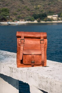 Foto 4 | Foto 4 | Mochila Urban Dezire De Piel Estilo Vintage Enrollable Portátil Para Hombre - Venta Internacional.