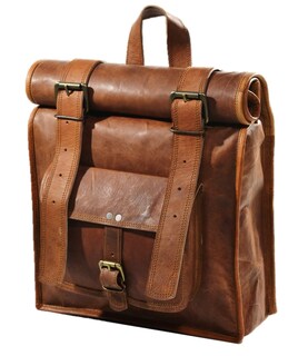 Foto 7 | Foto 7 | Mochila Urban Dezire De Piel Estilo Vintage Enrollable Portátil Para Hombre - Venta Internacional.