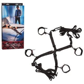 Foto 1 | Foto 1 | Bondage Bed Cross Calexotics Scandal Con Esposas Y Restricciones - Venta Internacional.