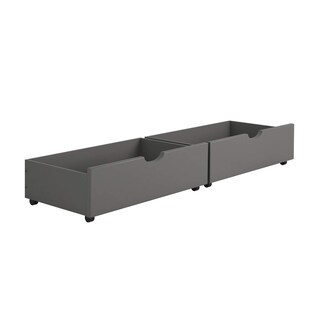 Foto 2 | Foto 2 | Cajones Para Debajo De La Cama Donco Kids De Doble Color Gris Cepillado Con Ruedas Giratorias - Venta Internacional.