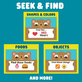 Foto 3 | Foto 3 | Juego Chuckle & Roar Sensory Seek & Find Bear Scavenger Hunt - Venta Internacional.