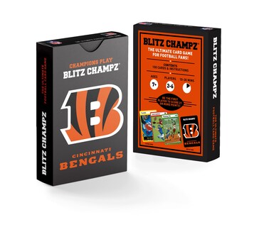 Foto 4 | Foto 4 | Juego De Cartas Blitz Champz Cincinnati Bengals Nfl Kids 7+ Years - Venta Internacional.