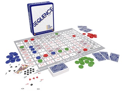 Foto 2 | Foto 2 | Juego De Mesa Jax Sequence In A Tin A Tin Para 2 A 12 Jugadores - Venta Internacional.