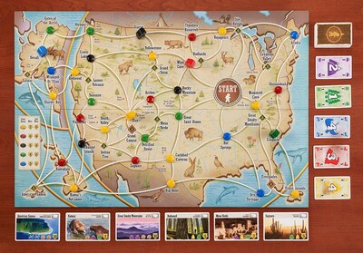 Foto 2 | Foto 2 | Juego De Mesa Underdog Games Trekking The National Parks 3rd Ed - Venta Internacional.