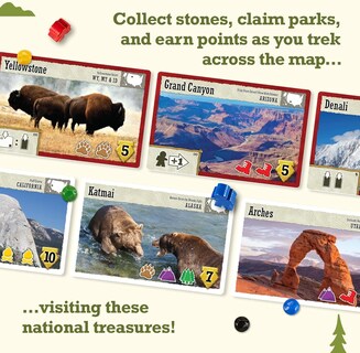 Foto 3 | Foto 3 | Juego De Mesa Underdog Games Trekking The National Parks 3rd Ed - Venta Internacional.