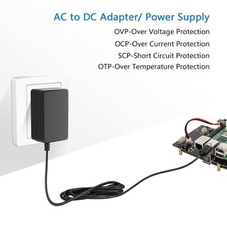 Foto 6 | Foto 6 | Adaptador De Fuente De Alimentación Shnitpwr 5v 3a Usb-c Para Raspberry Pi 4 - Venta Internacional.
