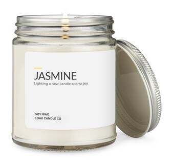 Foto 6 | Foto 6 | Cera De Soja Con Aroma A Jazmín Candle 1oak 200 G/7 Oz Para El Hogar - Venta Internacional.