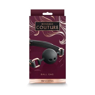 Foto 1 | Foto 1 | Ball Gag Ns Novelties Bondage Couture Black - Venta Internacional.