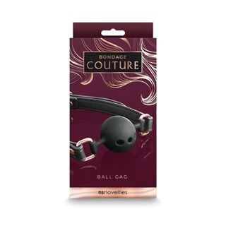 Foto 3 | Foto 3 | Ball Gag Ns Novelties Bondage Couture Black - Venta Internacional.