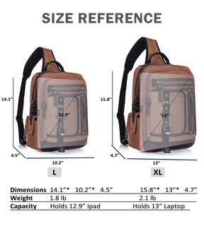 Foto 7 | Foto 7 | Bandolera Schkleier Para Hombre De Lona Portátil De 15.6 Pulgadas - Venta Internacional.