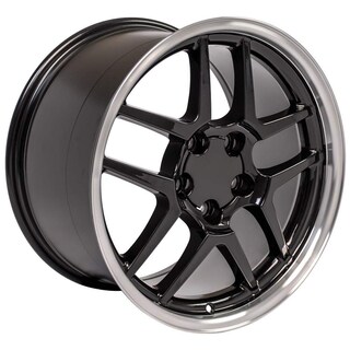 Foto 4 | Foto 4 | Ruedas Oe Cv04 18x10.5 Para Corvette C5 Z06 Color Negro Brillante - Venta Internacional.