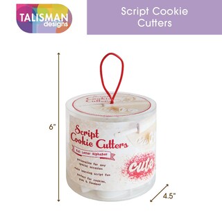 Foto 5 | Foto 5 | Juego De 26 Guiones Con Diseños De Talismán De Cookie Cutters Color Blanco - Venta Internacional.