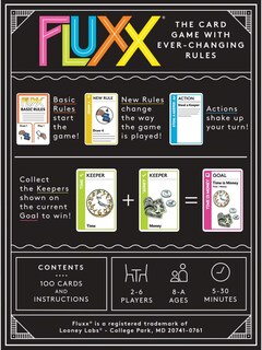 Foto 2 | Foto 2 | Juego De Cartas Looney Labs Fluxx 5.0 Fun Fast-paced Family 8+ - Venta Internacional.