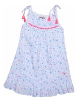 Vestido Ferrioni De Niña Con Tirantes Y Estampado Estrellas