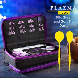 Foto 6 | Foto 6 | Funda Para Dardos Casemaster Plazma Plus Negra Con Cremallera En Forma De Amatista - Venta Internacional.