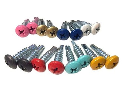 Foto 2 | Foto 2 | Tornillos Con Cabeza De Lacrosse Lockoff Multicolor Paquete De 16 - Venta Internacional.