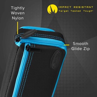 Foto 2 | Foto 2 | Funda Para Dardos Casemaster Plazma Plus Negra Con Ribete Azul De Nailon - Venta Internacional.