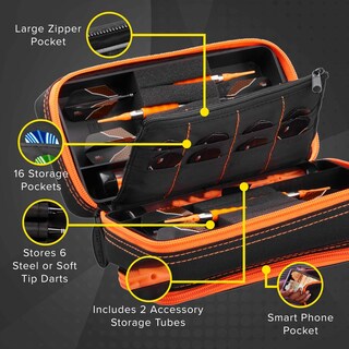 Foto 2 | Foto 2 | Funda Dart Casemaster Plazma Pro Negra Con Bolsillo Para Teléfono - Venta Internacional.