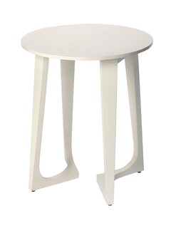Foto 1 | Foto 1 | Mesa Auxiliar Butler Specialty Company Devin Redonda Blanca - Venta Internacional.