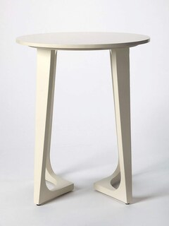 Foto 2 | Foto 2 | Mesa Auxiliar Butler Specialty Company Devin Redonda Blanca - Venta Internacional.