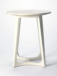 Foto 3 | Foto 3 | Mesa Auxiliar Butler Specialty Company Devin Redonda Blanca - Venta Internacional.