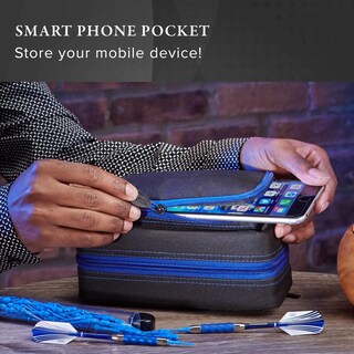 Foto 5 | Foto 5 | Funda Para Dardos Casemaster Plazma Pro Negra Con Cremallera De Zafiro - Venta Internacional.