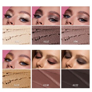 Foto 2 | Foto 2 | Set De Sombras De Ojos Luxaza Pro Neutral Metallic Shimmer 6 Unidades - Venta Internacional.
