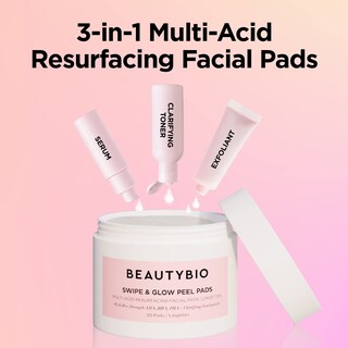 Foto 2 | Foto 2 | Peel Pads Beautybio Swipe & Glow Rejuvenecedor Clarificante 50 Almohadillas - Venta Internacional.