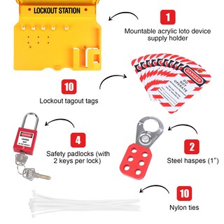 Foto 4 | Foto 4 | Kits Lockout Tagout Bulangdi Electrical Security Paquete De 27 - Venta Internacional.