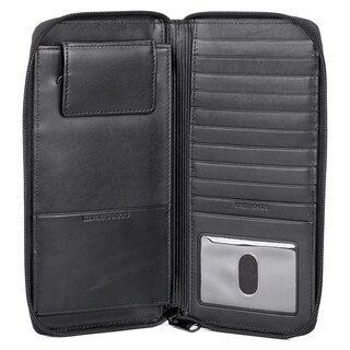 Foto 1 | Foto 1 | Organizador De Pasaportes Dopp Regatta Con Cremallera Piel De Vacuno Negra - Venta Internacional.