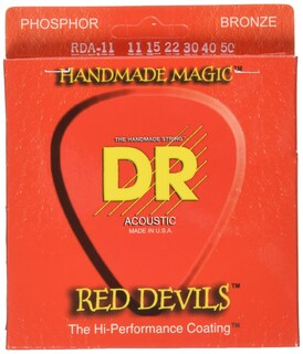 Foto 1 | Foto 1 | Cuerdas Para Guitarra Acústica Dr Strings Red Devils Red Coated - Venta Internacional.