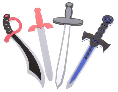 Foto 4 | Foto 4 | Set De Juego Foam Swords Az Trading & Import Powertrc Paquete De 8 - Venta Internacional.