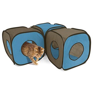 Foto 4 | Foto 4 | Cat Cube Kitty City Pop Open Rolling Con Túnel Y Caja De Arena - Venta Internacional.
