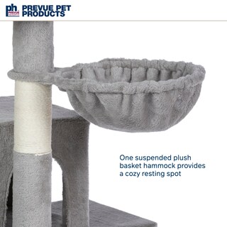 Foto 3 | Foto 3 | Cat Tower Prevue Pet Products Kitty Power Paws Comfy Gray - Venta Internacional.