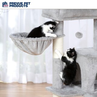 Foto 6 | Foto 6 | Cat Tower Prevue Pet Products Kitty Power Paws Comfy Gray - Venta Internacional.