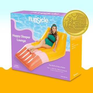Foto 4 | Foto 4 | Funsicle Hinchable Para Salón Flotante Happy Sleeper De 1 77 M Con Copa - Venta Internacional.