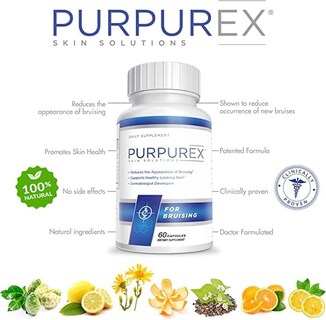 Foto 3 | Foto 3 | El Suplemento Purpurex Suministro De 30 Días Reduce Los Moretones Relacionados Con La Edad - Venta Internacional.