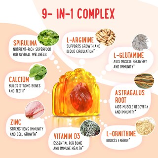 Foto 5 | Foto 5 | Growth Gummies Oh My Chewy Con Relleno Central Aumento De Altura De 60 Quilates - Venta Internacional.