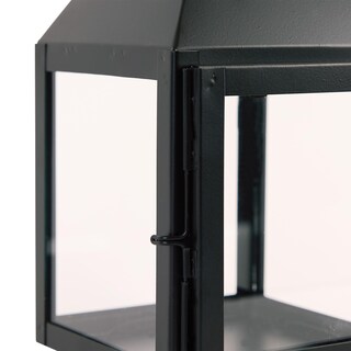 Foto 3 | Foto 3 | Farol Para Velas Koehler 15219 Revere 28 5 Cm Cristal Y Hierro Color Negro - Venta Internacional.