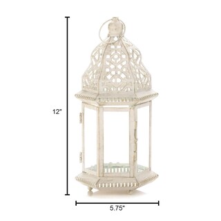 Foto 3 | Foto 3 | Candle Lantern Accent Plus Sublime Hierro Envejecido Y Cristal - Venta Internacional.