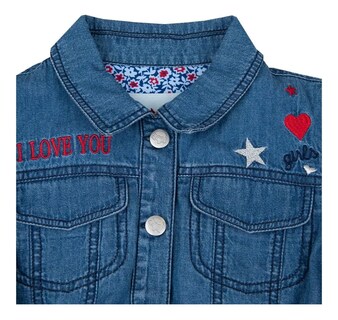 Foto 2 | Foto 2 | Ferrioni Chamarra Mezclilla De Niña M26782 (color Indigo)