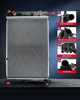 Foto 7 | Foto 7 | Radiador Kax Cu2087 Compatible Con Vitara 1999-2004 2.0l - Venta Internacional.